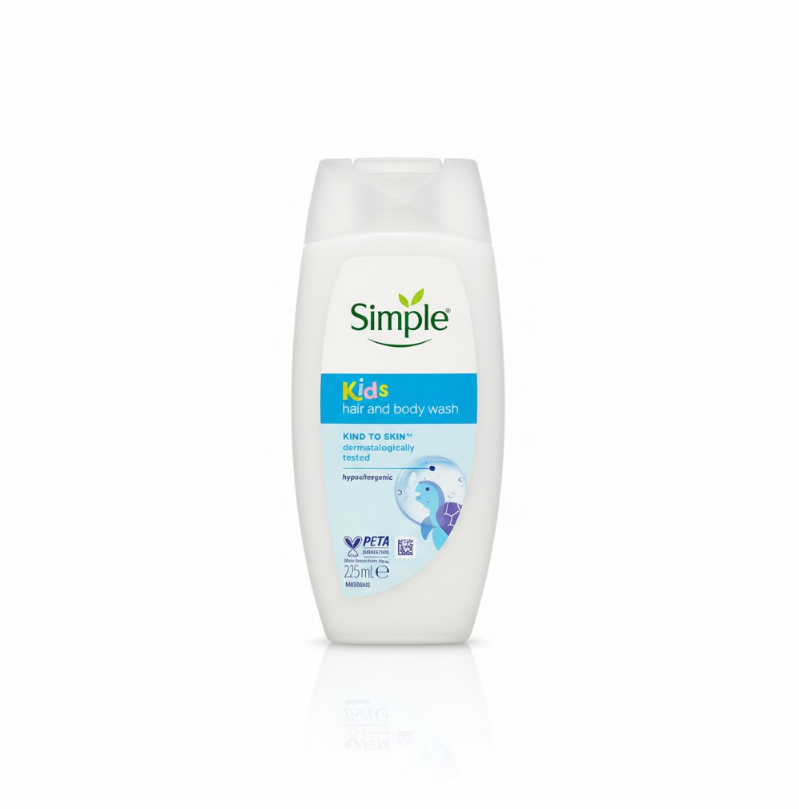 Simple Kind to Skin Shampoo & Body Wash Kids 225 ml
